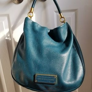 Marc By Marc Jacobs Too Hot to Handle Hobo Teal